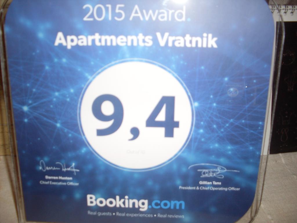 Apartments Vratnik SJJ Eksteriør bilde